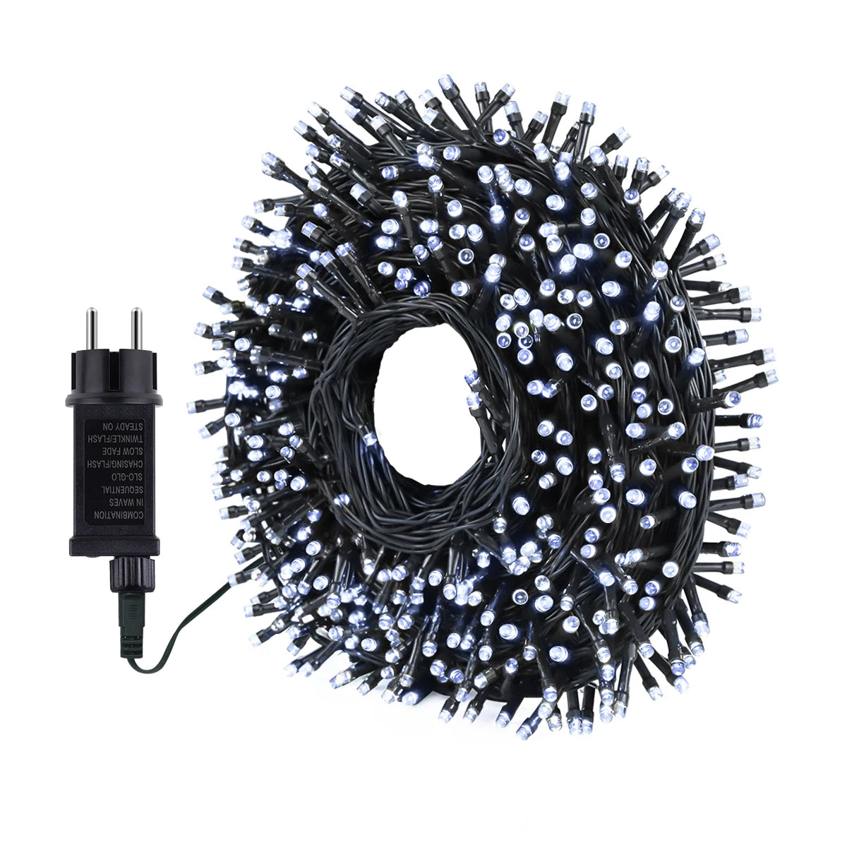 Luzes de fada a bateria para áreas externas de luzes de Natal LED para ambientes internos