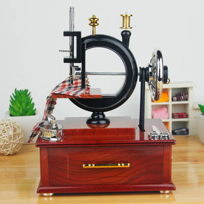 Caixa de música fonógrafo retrô clássico gramofone musical caixa mesa decoração