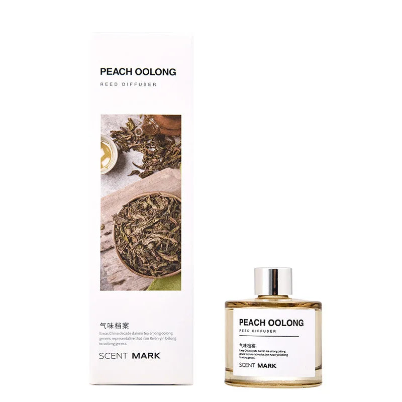 Conjunto de difusor de óleo essencial de fragrância para casa, difusor de aroma de rosa