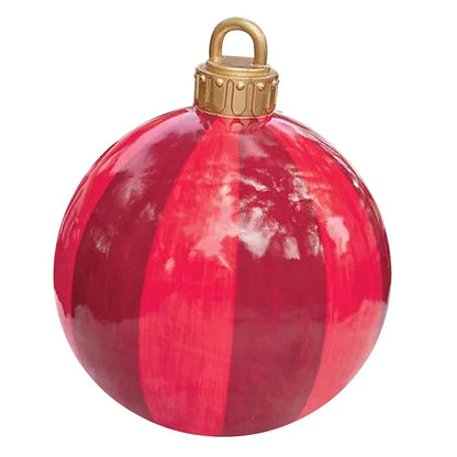 Bola de Natal inflável Genérica de PVC para Áreas Externas, Enfeite Árvore Natal 60cm