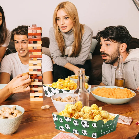 Bandeja de Servir de Aniversário de Futebol com 36 Peças Copa do Mundo