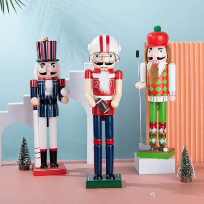 Soldado Quebra-nozes Brinquedo Fantoche De Figura De Árvore De Natal