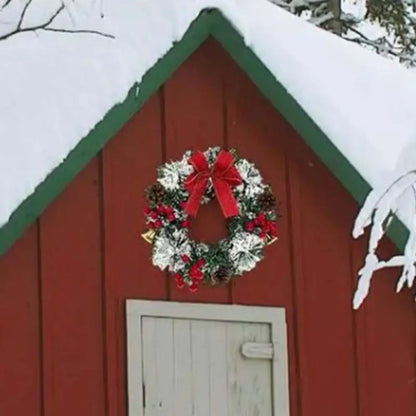Guirlandas verdes para porta de entrada Guirlanda de Natal 20cm Até 30cm