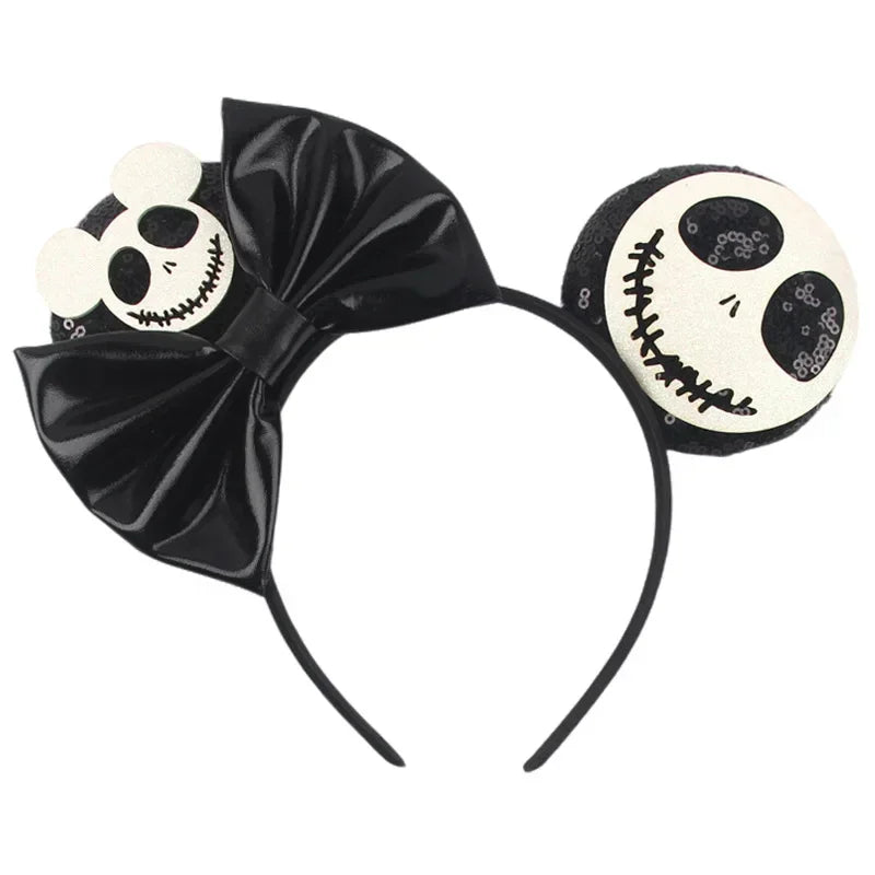 Tiaras Acessórios Disney Conjunto de 1 tiaras com orelhas rato para o Halloween, lantejoulas