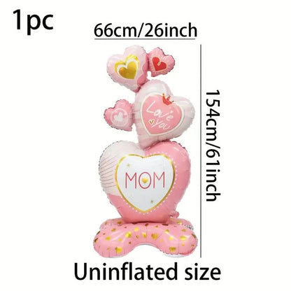Balões para o Dia das Mães, balões para o Dia das Mães, balões metalizados Feliz Dia Mama