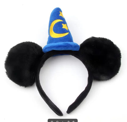 Tiaras Mickey Orelhas de Mickey de feiticeiro, lantejoulas Azul (menino feiticeiro)