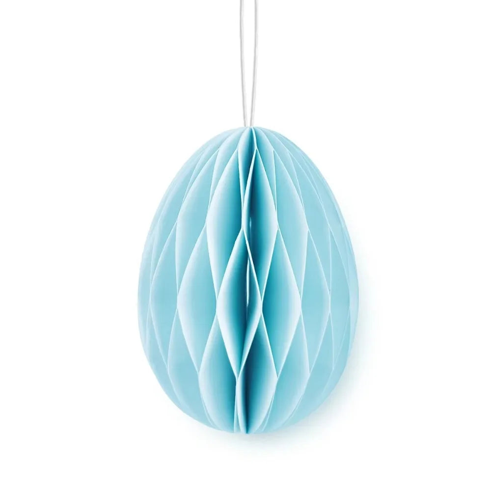 Ovo de Páscoa Decorativo 3D em Formato de Favo de Mel para Pendurar na Parede - Verde