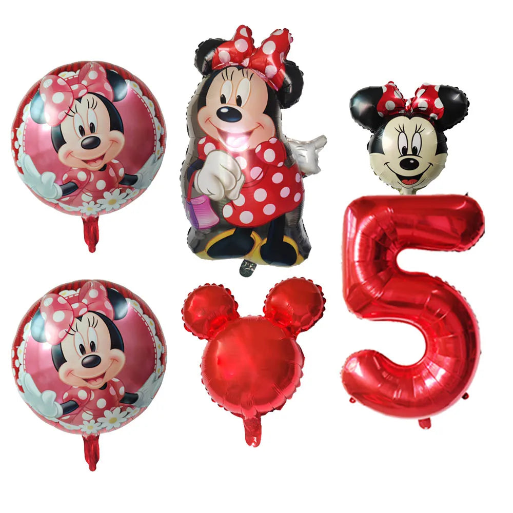 Disney Minnie Mouse Balão de alumínio redondo - (45,7 cm) 1 peça - decoração