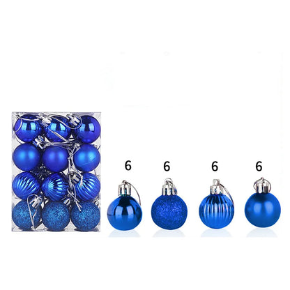 Bolas de Decoração de Natal 24 Peças de Bolas de Enfeite de Árvore de Natal Decorações