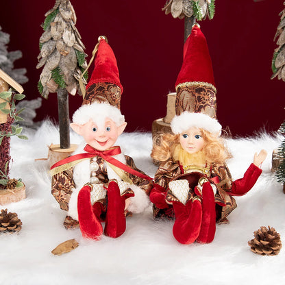 Bonecos de Elfo de Natal, 45cm Macios e Adoráveis enfeites Árvore de Natal Elfos Árvore Natal