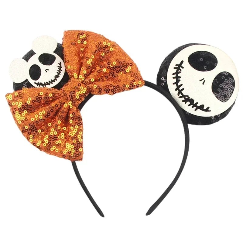 Tiaras Acessórios Disney Conjunto de 1 tiaras com orelhas rato para o Halloween, lantejoulas