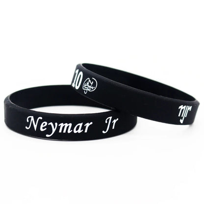 Pulseira de Copa do Mundo Pulseira esportiva silicone futebol futebol motivacional fitness