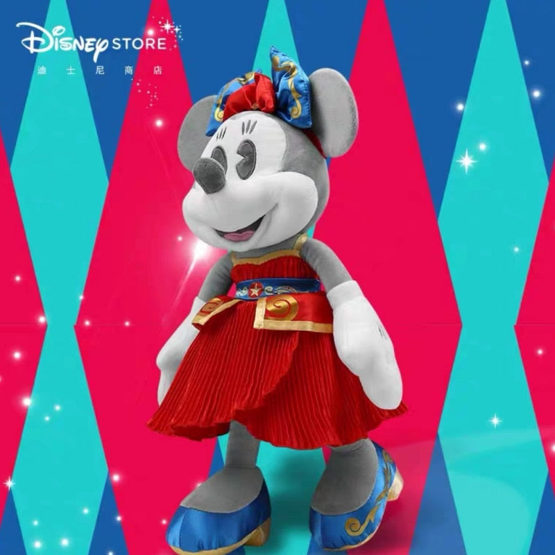 Minnie as melhores memórias de infância são feitas com os personagens mais amados da Disney! Coleção Minnie Mickey: Bonecas de Pelúcia recheadas para abraçar e se divertir