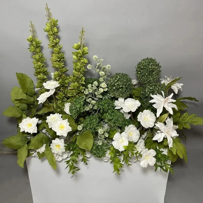 Flores artificiais de Natal Decoração de Natal, Folhagem natalina, arranjo natal, decoração