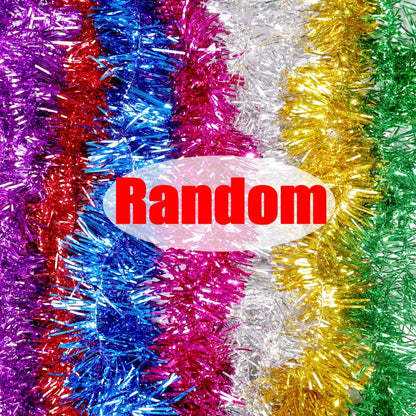 Kit 1 até 20 Festão Metalizado 20 peças Fitas 1cm X 30 Metros Decoração Natalina Enfeite