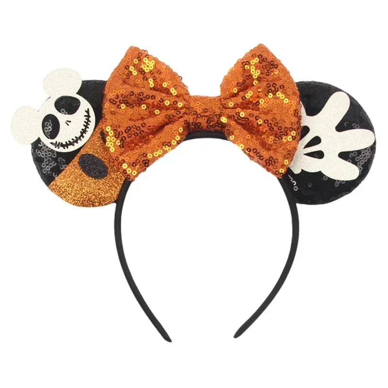 Tiaras Acessórios Disney Conjunto de 1 tiaras com orelhas rato para o Halloween, lantejoulas