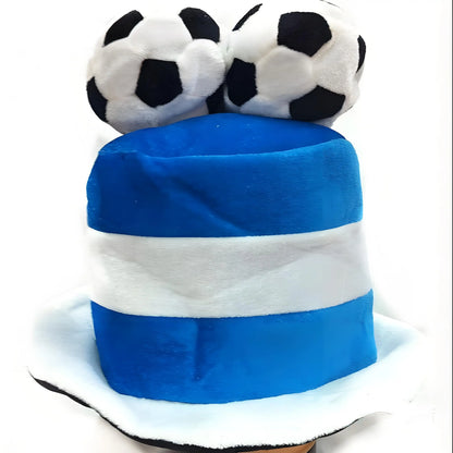 Chapéu Copa do Mundo Chapéu de fã de futebol divertido boné colorido para festa em bar