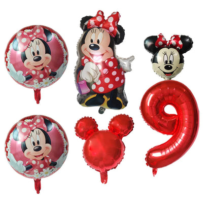 Disney Minnie Mouse Balão de alumínio redondo - (45,7 cm) 1 peça - decoração