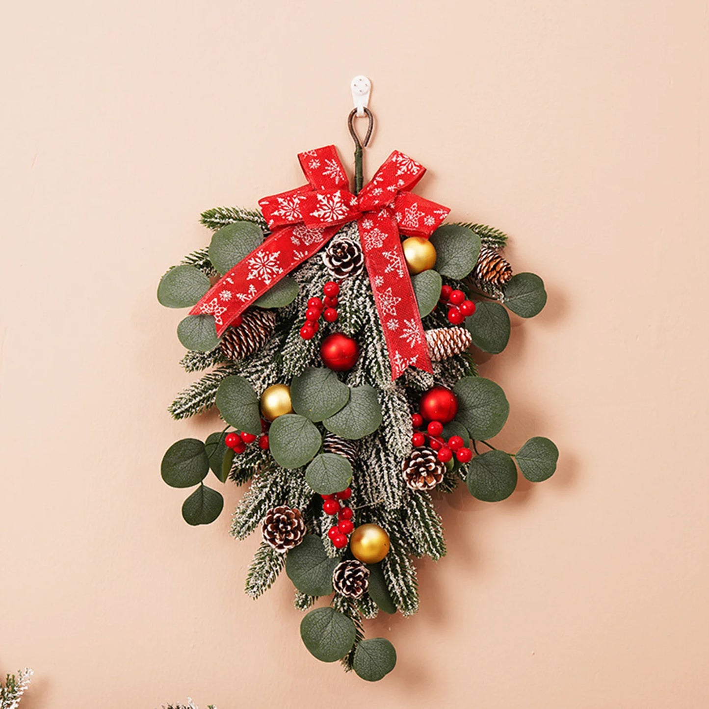 Guirlanda de Natal Enfeites Pendurados Árvore De Natal Layout De Cena De 50 Cm