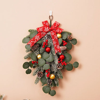 Guirlanda de Natal Enfeites Pendurados Árvore De Natal Layout De Cena De 50 Cm