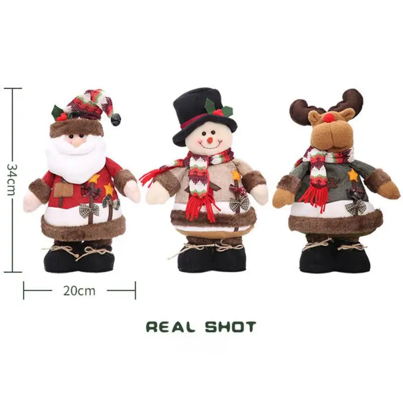 Boneco em pé de natal, presente Infantil, novidade, natal 60*18CM