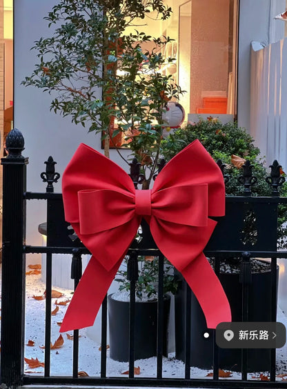 Laço gigante para inauguração