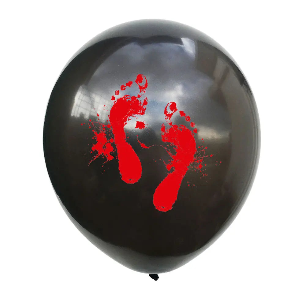 Balões Halloween 15 Peças balões de respingos de sangue de 12 polegadas e Halloween