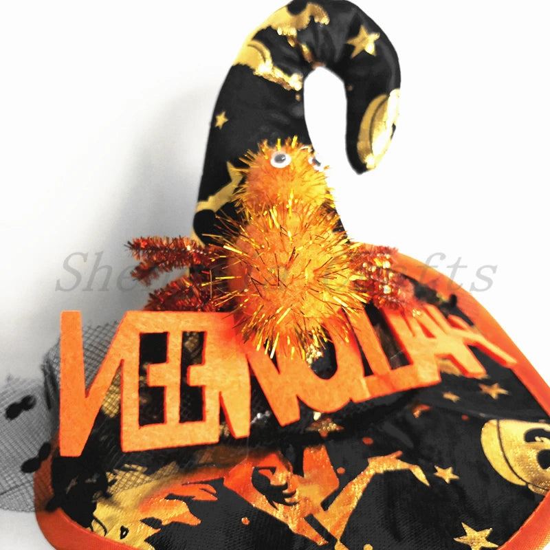 Tiara de Bruxa para Fantasia de Halloween, Acessório de Cabelo para Fantasia Halloween