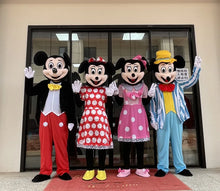 Carregar imagem no visualizador da galeria, Disney mickey minnie mouse mascote conjunto clássico personagens de desenhos
