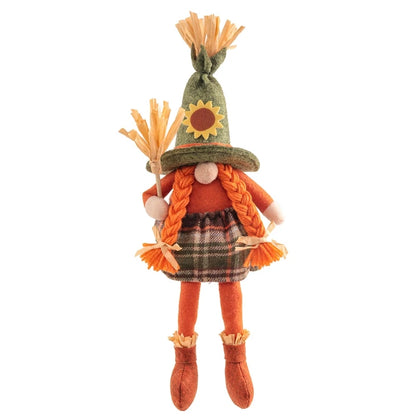1 Peças Festa Junina decoração de anões de junino, boneca de gnomos de espantalho