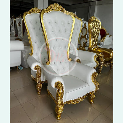 Poltrona Do Papai Noel Trono Grande Duplo Cadeira Natal Cor Vermelho