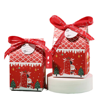 Caixa de presente, pacote com 11x7x5cm caixas de doces reutilizáveis de design diferente