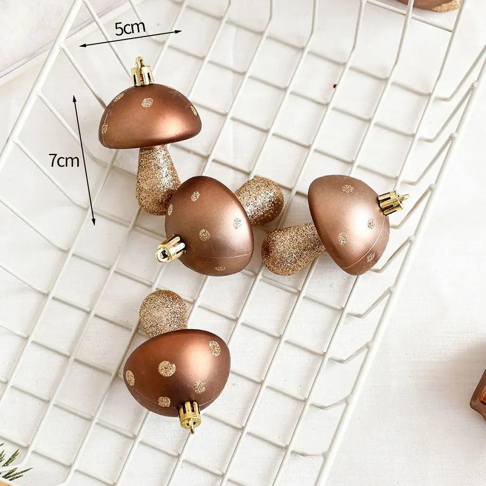 Kit enfeites coloridos árvore de Natal Pingentes De Enfeites De Natal De Plástico Decoração