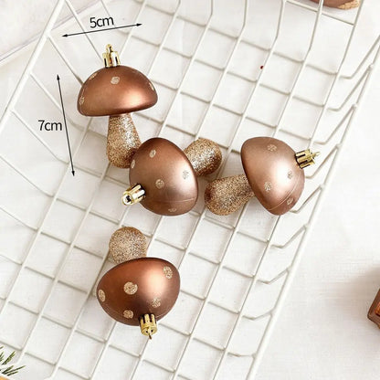 Kit enfeites coloridos árvore de Natal Pingentes De Enfeites De Natal De Plástico Decoração