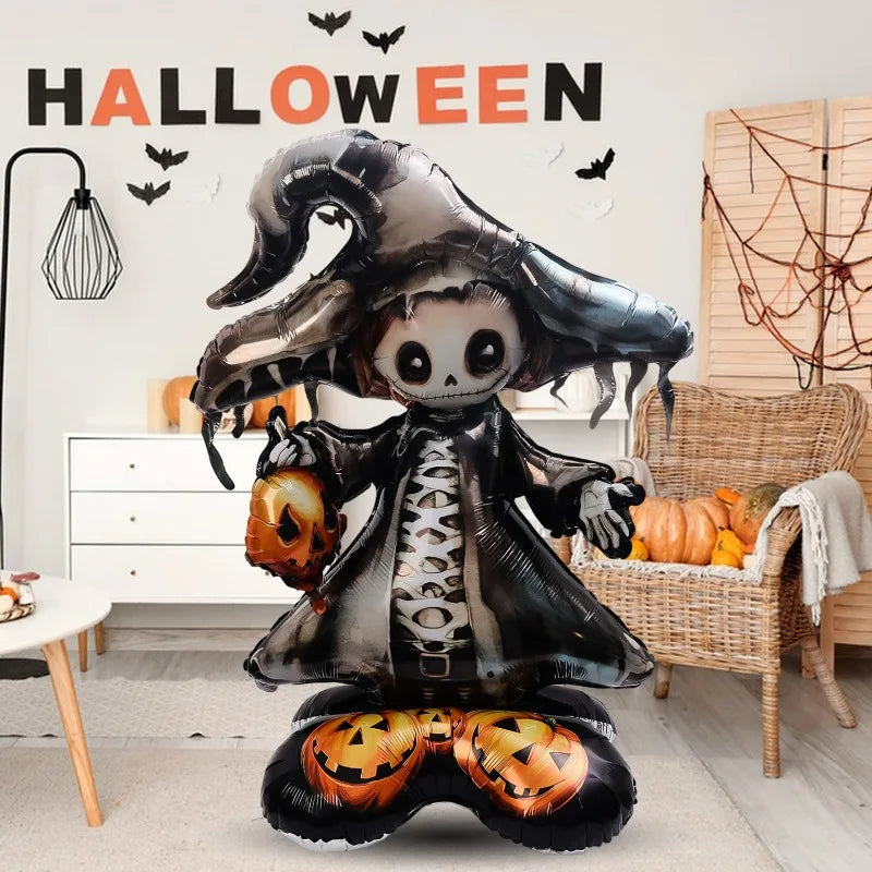 6 Pés Halloween inflável corpo caveira decoração ao ar livre inflável quintal corpo caveira