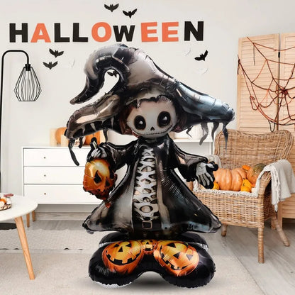 6 Pés Halloween inflável corpo caveira decoração ao ar livre inflável quintal corpo caveira