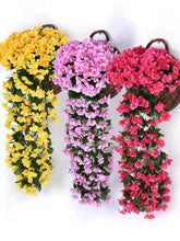 Carregar imagem no visualizador da galeria, Flores artificiais para pendurar ao ar livre, interior, 1 pacotes de flores artificiais
