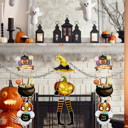 Decoração de Halloween - Conjunto de 1 peças de decoração Halloween castelo fantasma