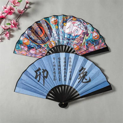 Leque de mão chinês leque dobrável chinês decoração da cultura chinesa decoração retrô
