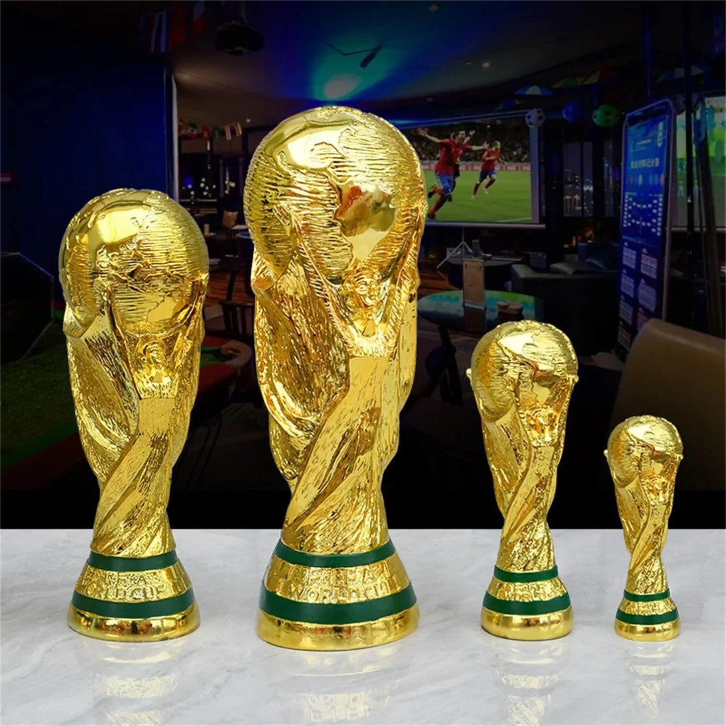 Réplica do troféu da Copa do Mundo, réplica da Copa do Mundo, colecionáveis de futebol