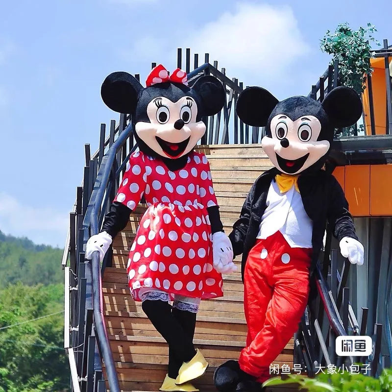 Fantasia de Mascote da Mickey Masculino Adulto Fantasia de Mascote da Minnie Mouse