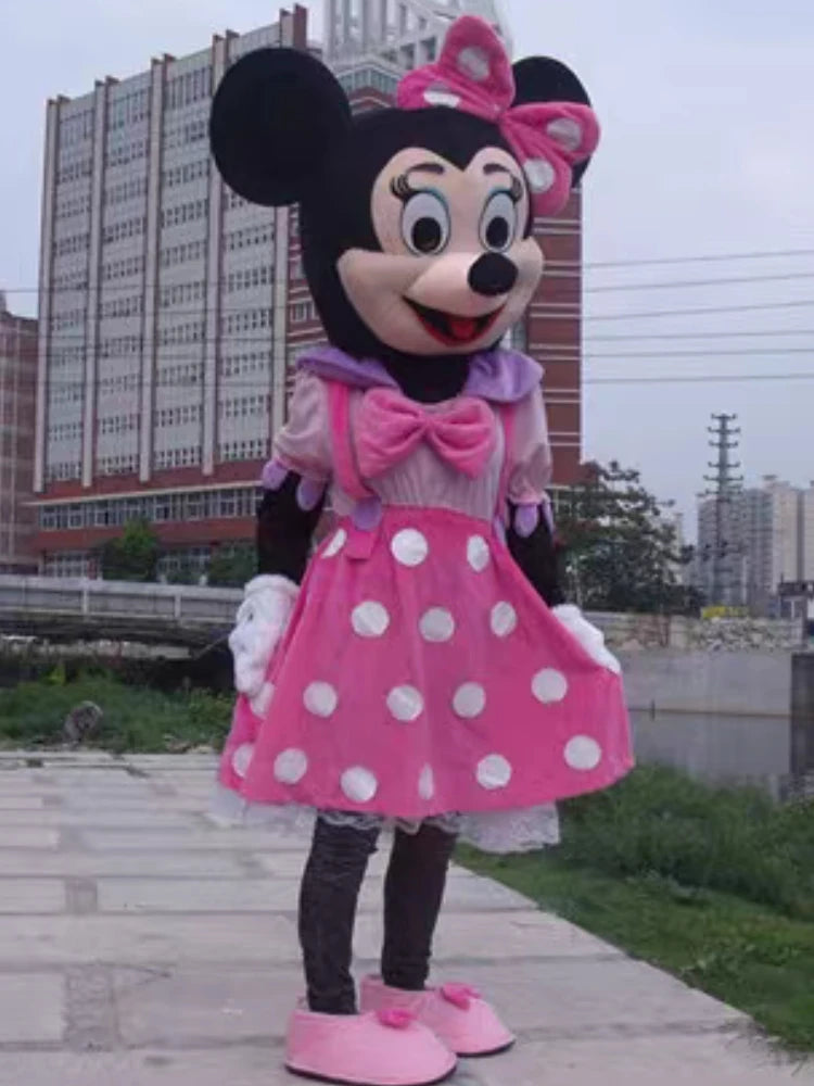 Fantasia de Mascote da Mickey Masculino Adulto Fantasia de Mascote da Minnie Mouse
