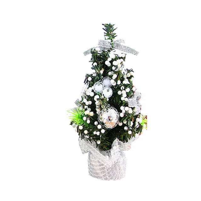 Mini Árvores de Natal 3 Peças Árvore de Natal de Mesa 20cm Decoração de Árvore de Natal