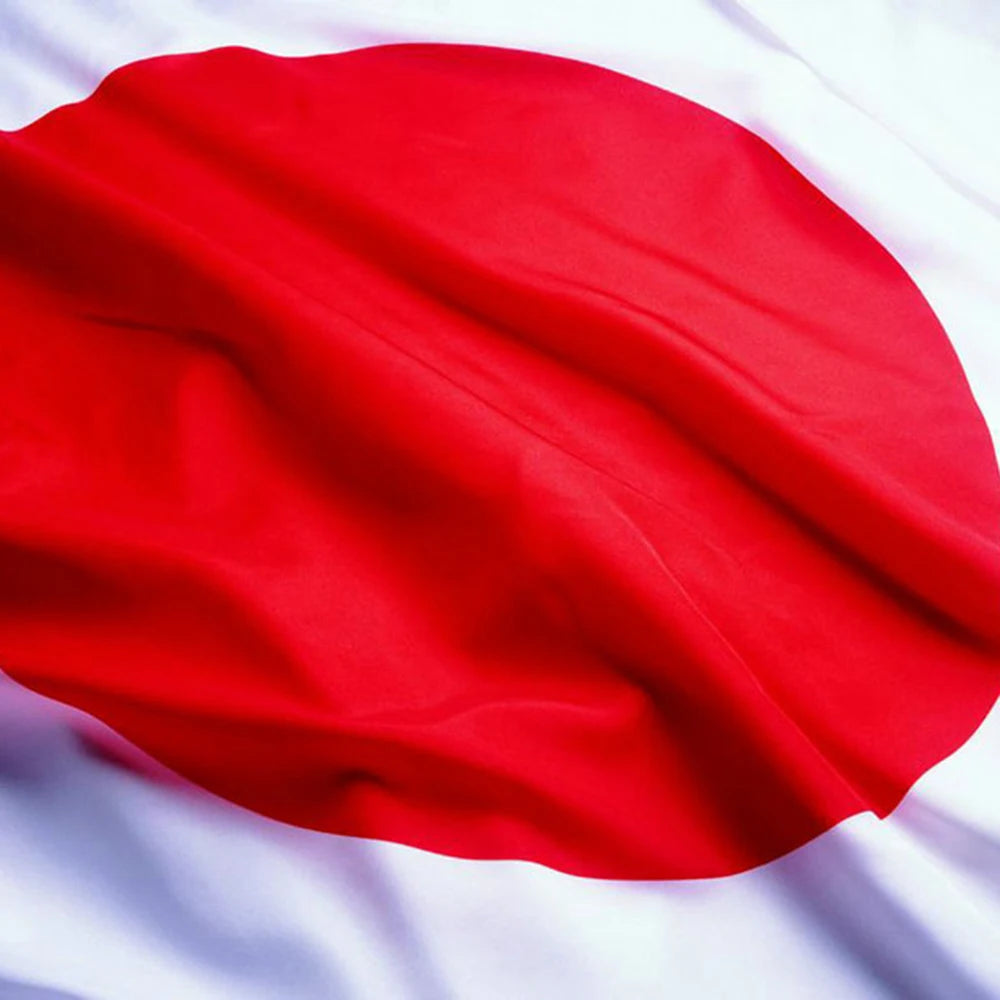 Copa do Mundo Bandeira poliéster bandeira japonesa 6,5 x 9,5 m, ilhós, ilhós, (2 x 3 pés)