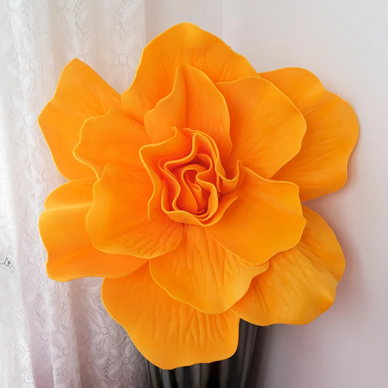 Decoração de flores de papel 3D de 40,6 cm para parede, flores de papel gigantes, flores