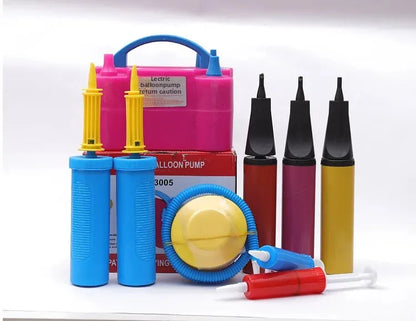 Bomba de balão portátil bidirecional dupla ação bomba inflador - bomba de ar para balões