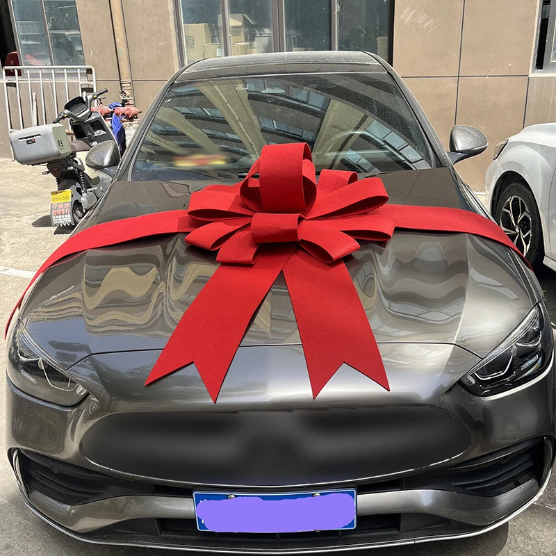Grande Laço Vermelho De Presente Para Pendurar Carro/Moto/Inauguração, Decoração