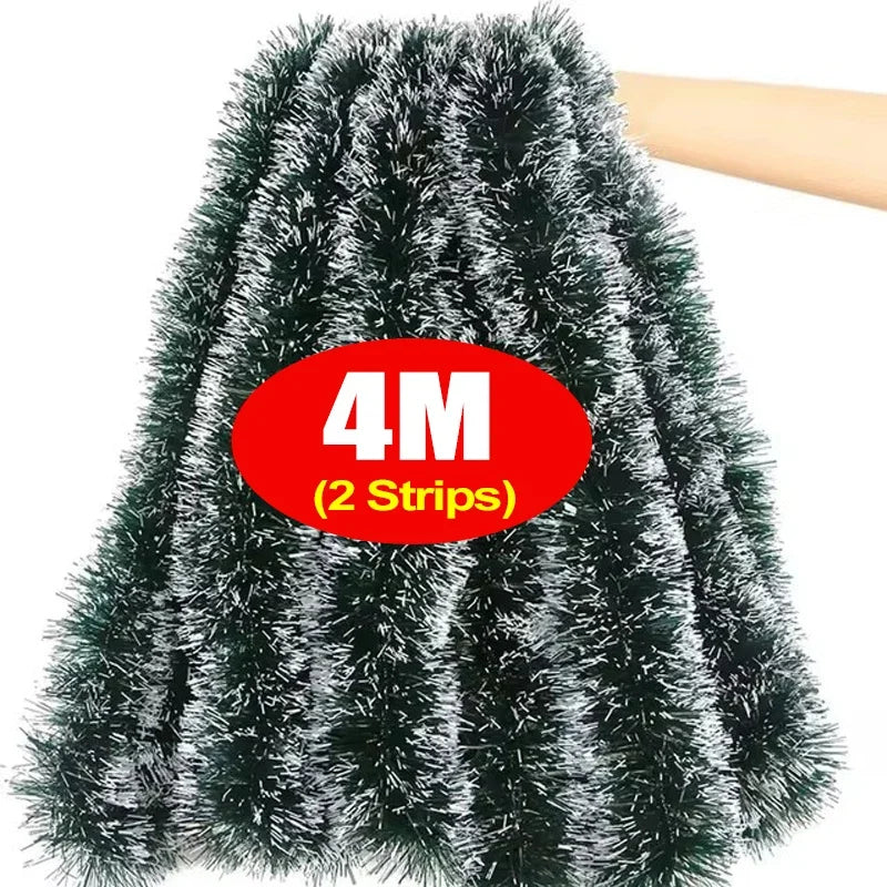Guirlanda de Natal 2/4/10/30 metros Verde Profundo/Comprido de enfeite de árvore Natal