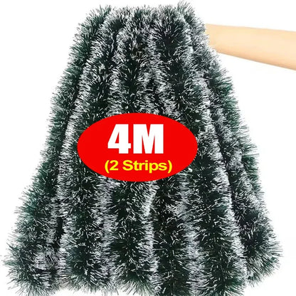 Guirlanda de Natal 2/4/10/30 metros Verde Profundo/Comprido de enfeite de árvore Natal