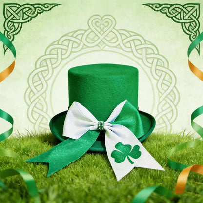 Chapéu De São Patrício Verde Dia Fantasia Divertido Duende irlandês Dia de São Patrício